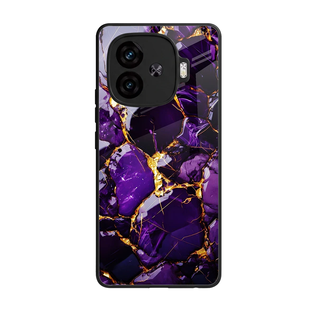 Violet Luxe back phone cover | glass case for iqoo neo 10r 5g