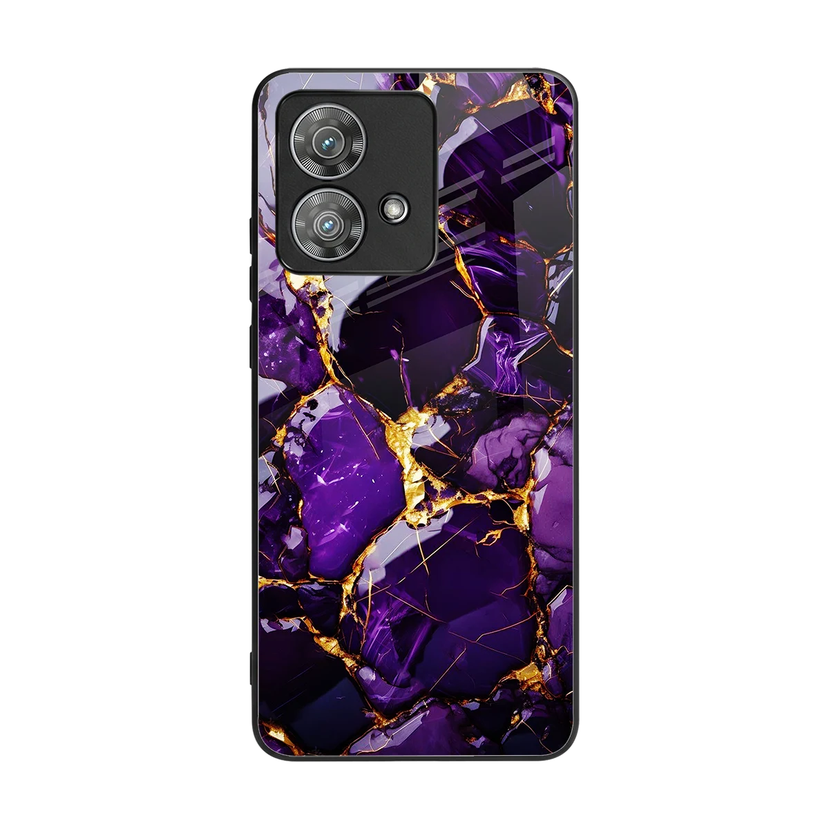 Violet Luxe back phone cover | glass case for motorola edge 40 neo 5g