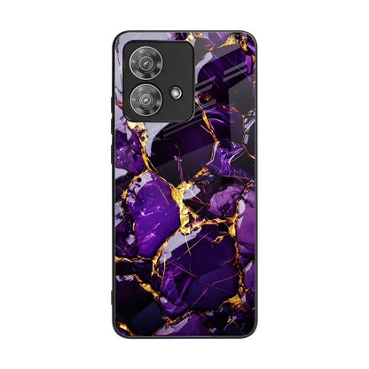 Violet Luxe back phone cover | glass case for motorola edge 40 neo 5g