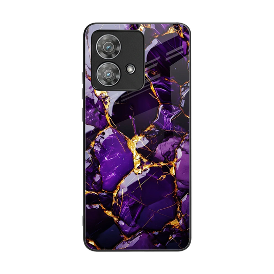 Violet Luxe back phone cover | glass case for motorola edge 40 neo 5g
