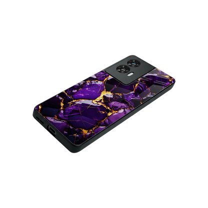 Violet Luxe stylish phone case for motorola edge 50 fusion | glossy glass and slim fit