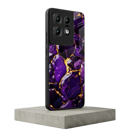 Violet Luxe motorola edge 50 pro mobile cover | shockproof glass phone case