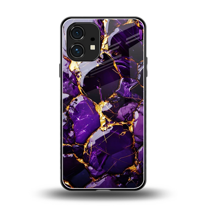 Violet Luxe back phone cover | glass case for nothing phone 1