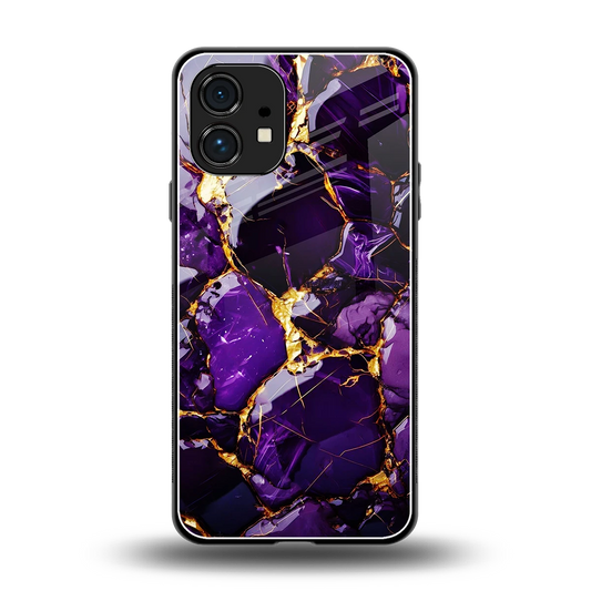 Violet Luxe back phone cover | glass case for nothing phone 1