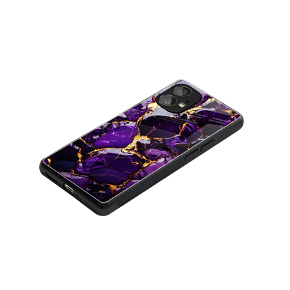 Violet Luxe stylish phone case for nothing phone 1 | glossy glass and slim fit