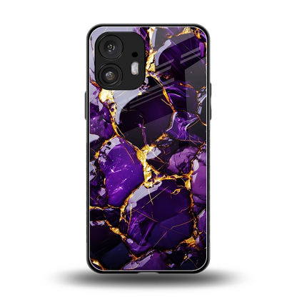 Violet Luxe back phone cover | glass case for nothing phone 2