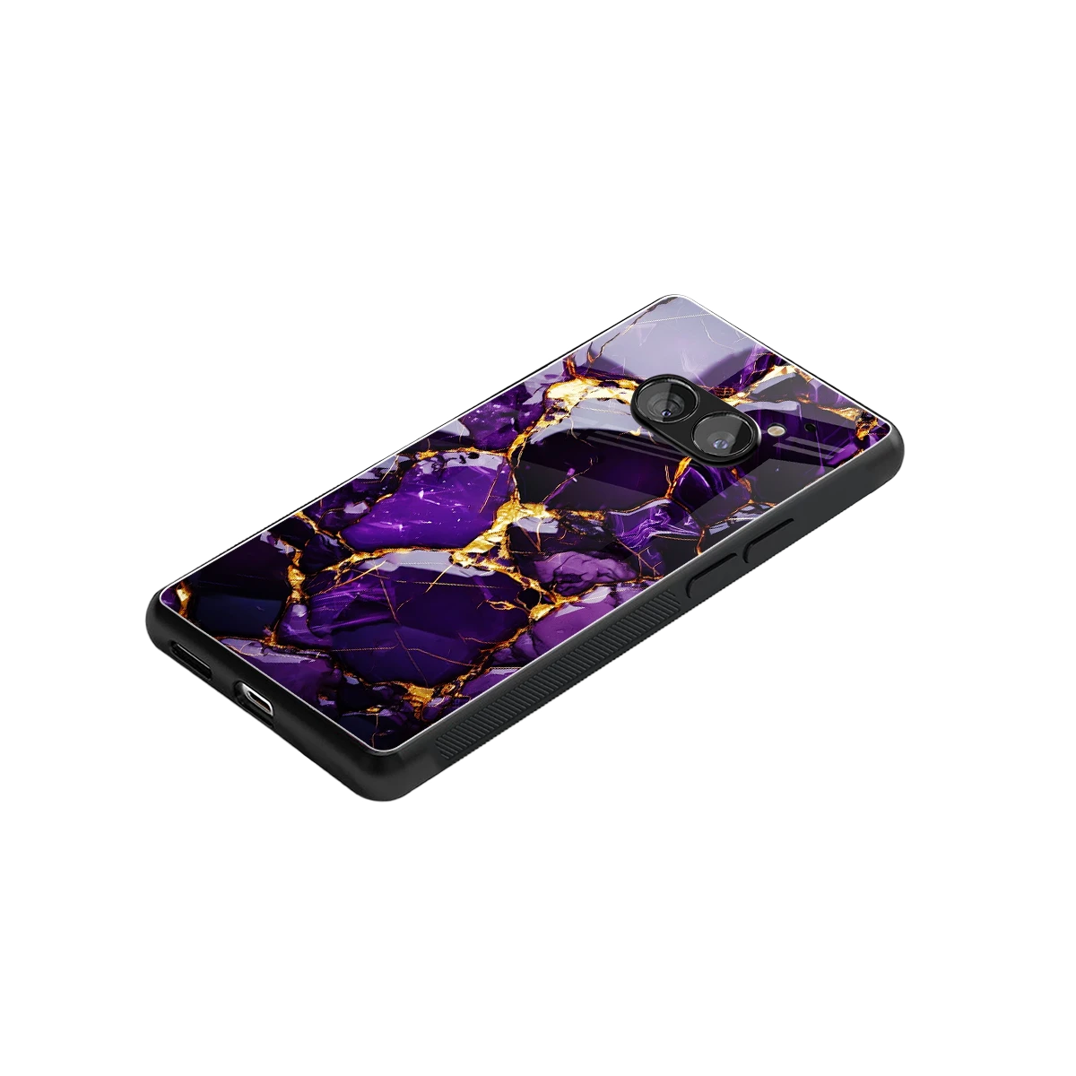 Violet Luxe stylish phone case for nothing phone 2a | glossy glass and slim fit