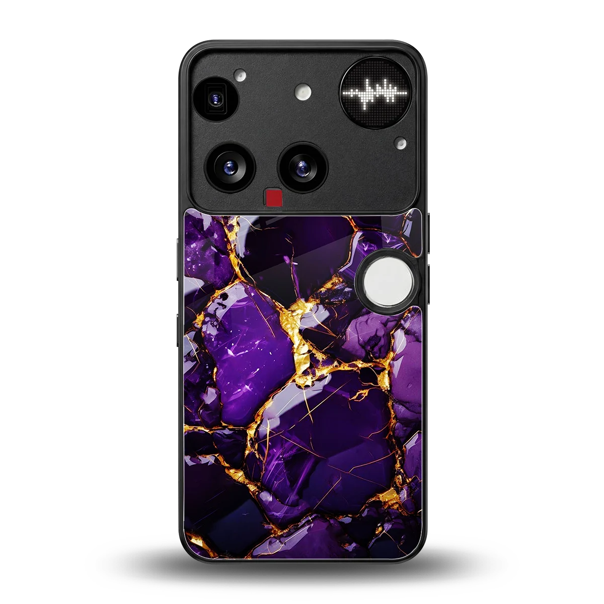 Violet Luxe back phone cover | glass case for nothing phone 3