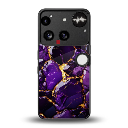 Violet Luxe back phone cover | glass case for nothing phone 3