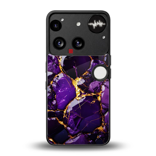 Violet Luxe back phone cover | glass case for nothing phone 3
