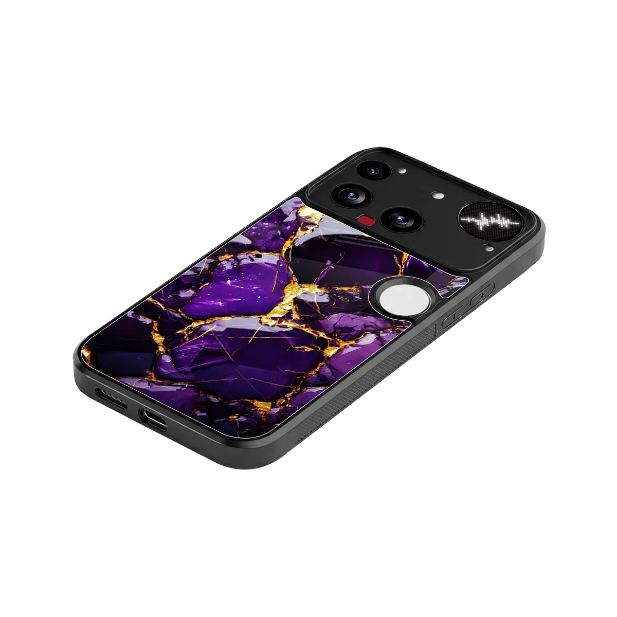 Violet Luxe stylish phone case for nothing phone 3 | glossy glass and slim fit