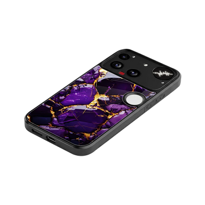 Violet Luxe stylish phone case for nothing phone 3 | glossy glass and slim fit