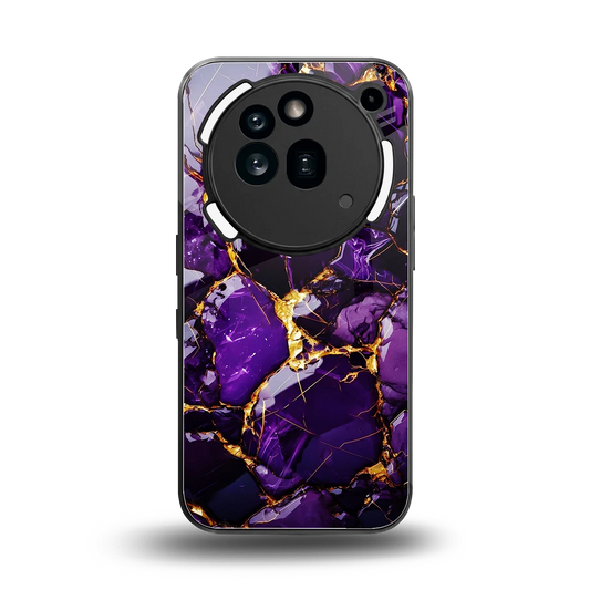 Violet Luxe back phone cover | glass case for nothing phone 3a pro