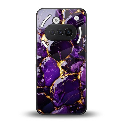 Violet Luxe back phone cover | glass case for nothing phone 3a