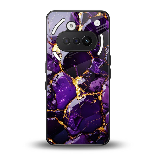 Violet Luxe back phone cover | glass case for nothing phone 3a