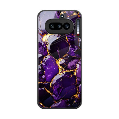 Violet Luxe back phone cover | glass case for nothing phone 4a