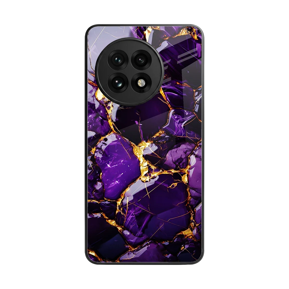 Violet Luxe back phone cover | glass case for oneplus 13r