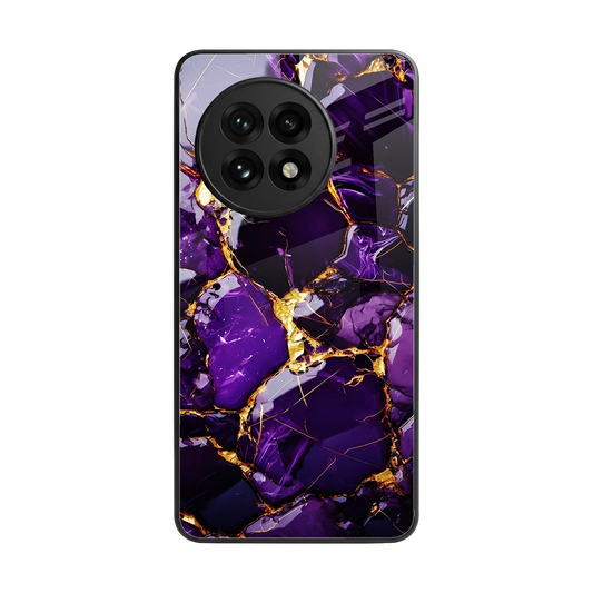 Violet Luxe back phone cover | glass case for oneplus 13r