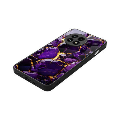 Violet Luxe stylish phone case for oneplus 13r | glossy glass and slim fit