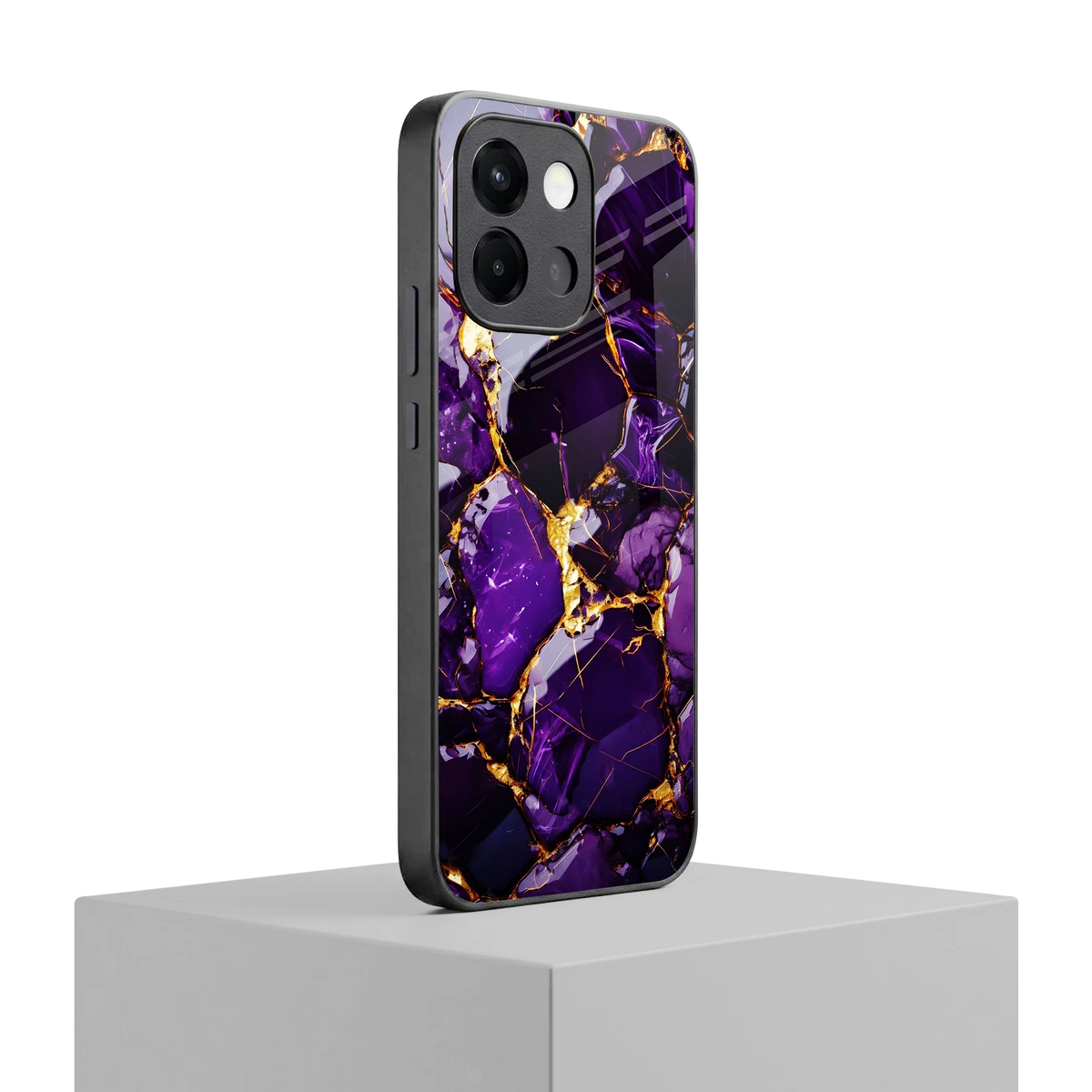 Violet Luxe oneplus 13s mobile cover | shockproof glass phone case