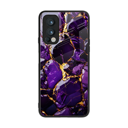 Violet Luxe back phone cover | glass case for oneplus nord 2