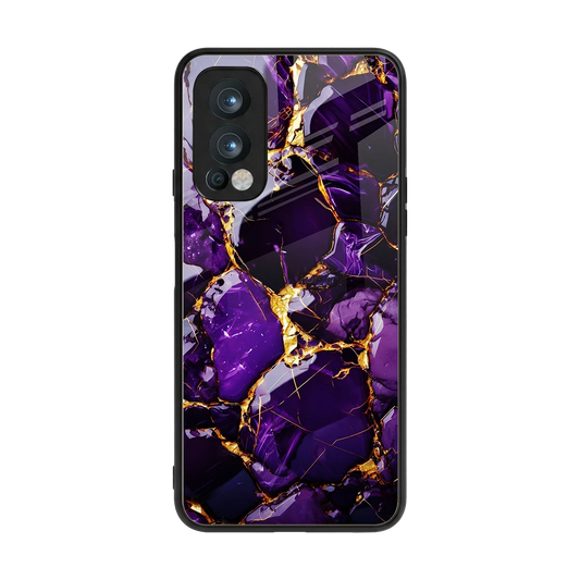 Violet Luxe back phone cover | glass case for oneplus nord 2