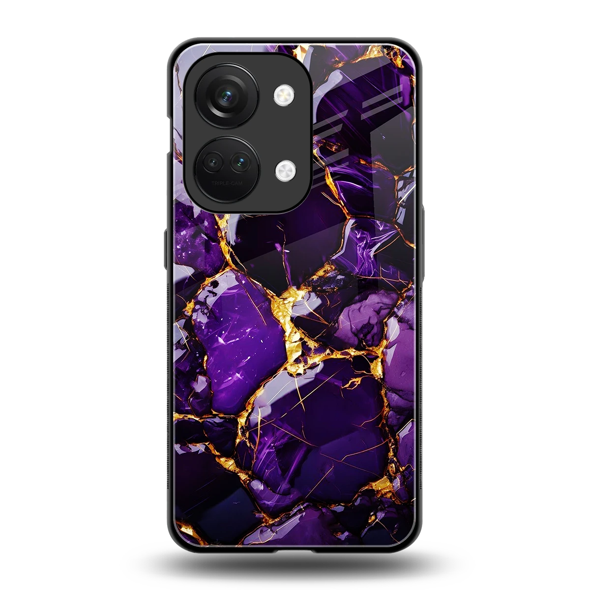 Violet Luxe back phone cover | glass case for oneplus nord 3