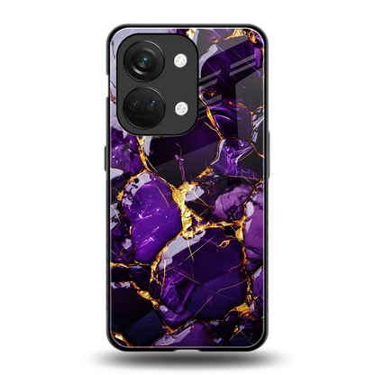 Violet Luxe back phone cover | glass case for oneplus nord 3