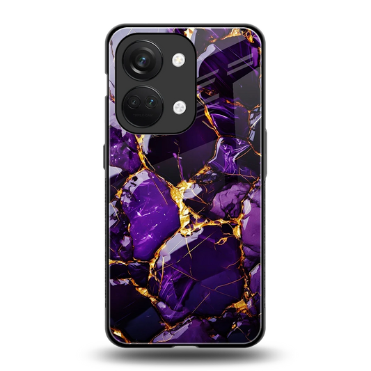 Violet Luxe back phone cover | glass case for oneplus nord 3