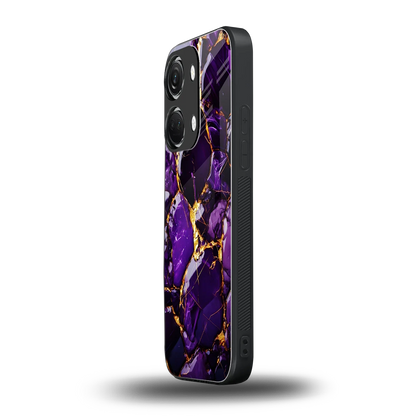 Violet Luxe oneplus nord 3 mobile cover | shockproof glass phone case