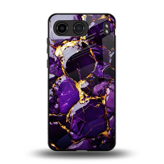 Violet Luxe back phone cover | glass case for oneplus nord 4