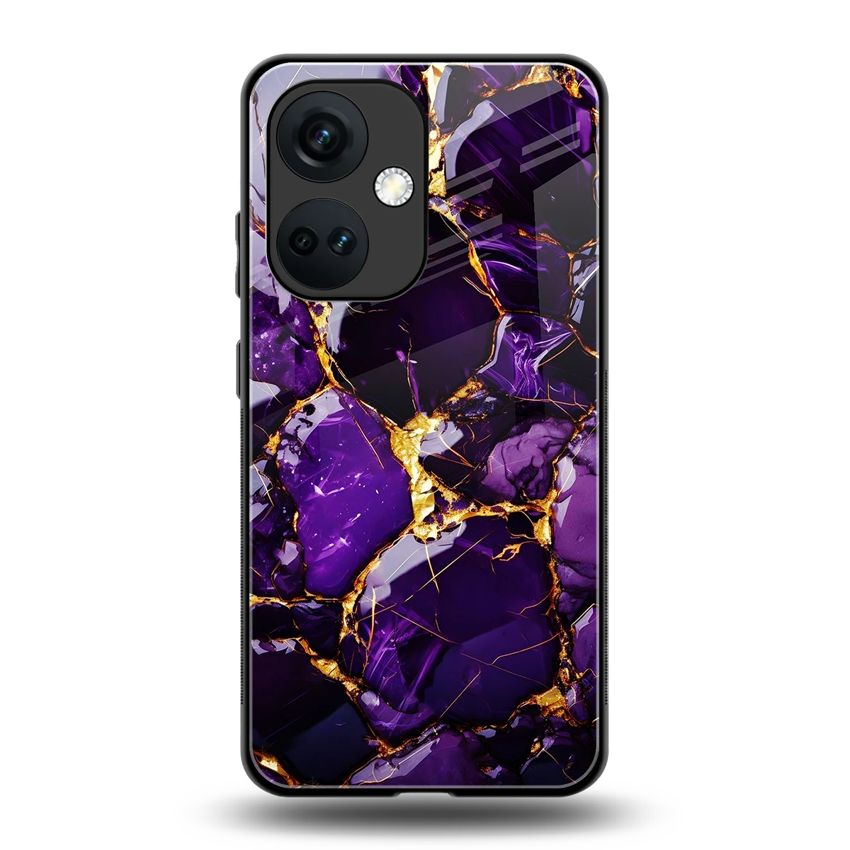 Violet Luxe back phone cover | glass case for oneplus nord ce 3