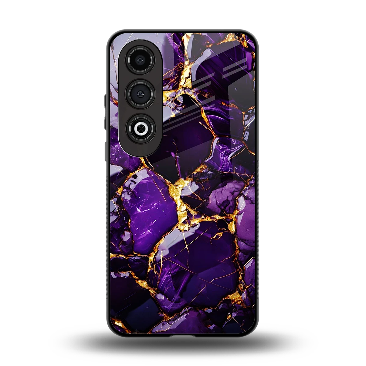 Violet Luxe back phone cover | glass case for oneplus nord ce 4