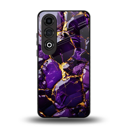 Violet Luxe back phone cover | glass case for oneplus nord ce 4