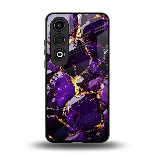 Violet Luxe back phone cover | glass case for oneplus nord ce 4
