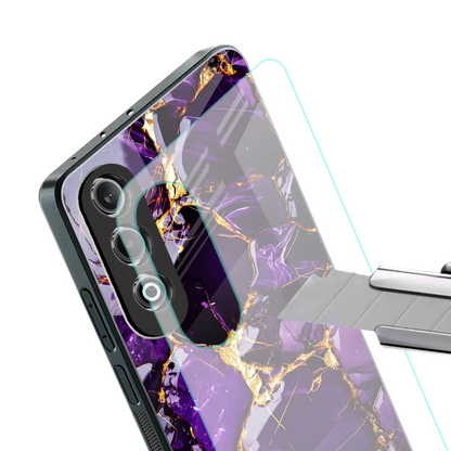 Violet Luxe stylish phone case for oneplus nord ce 4 | glossy glass and slim fit