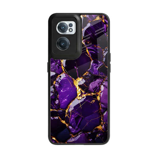 Violet Luxe back phone cover | glass case for oneplus nord ce 2