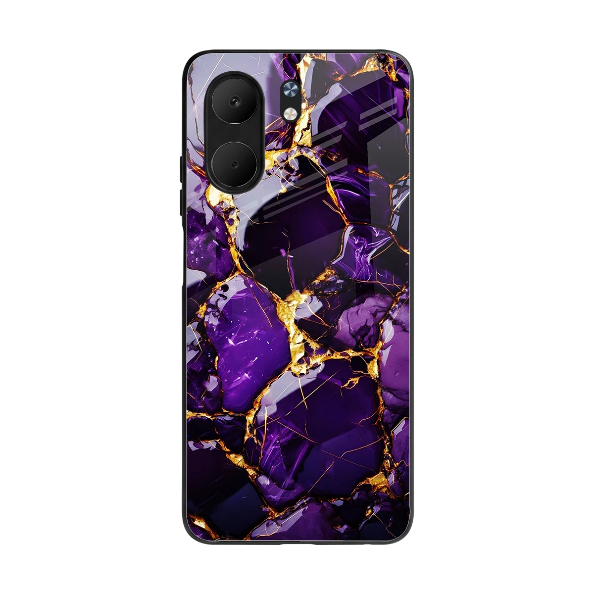 Violet Luxe back phone cover | glass case for oppo a5x 5g