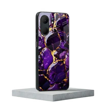 Violet Luxe oppo a5x 5g mobile cover | shockproof glass phone case