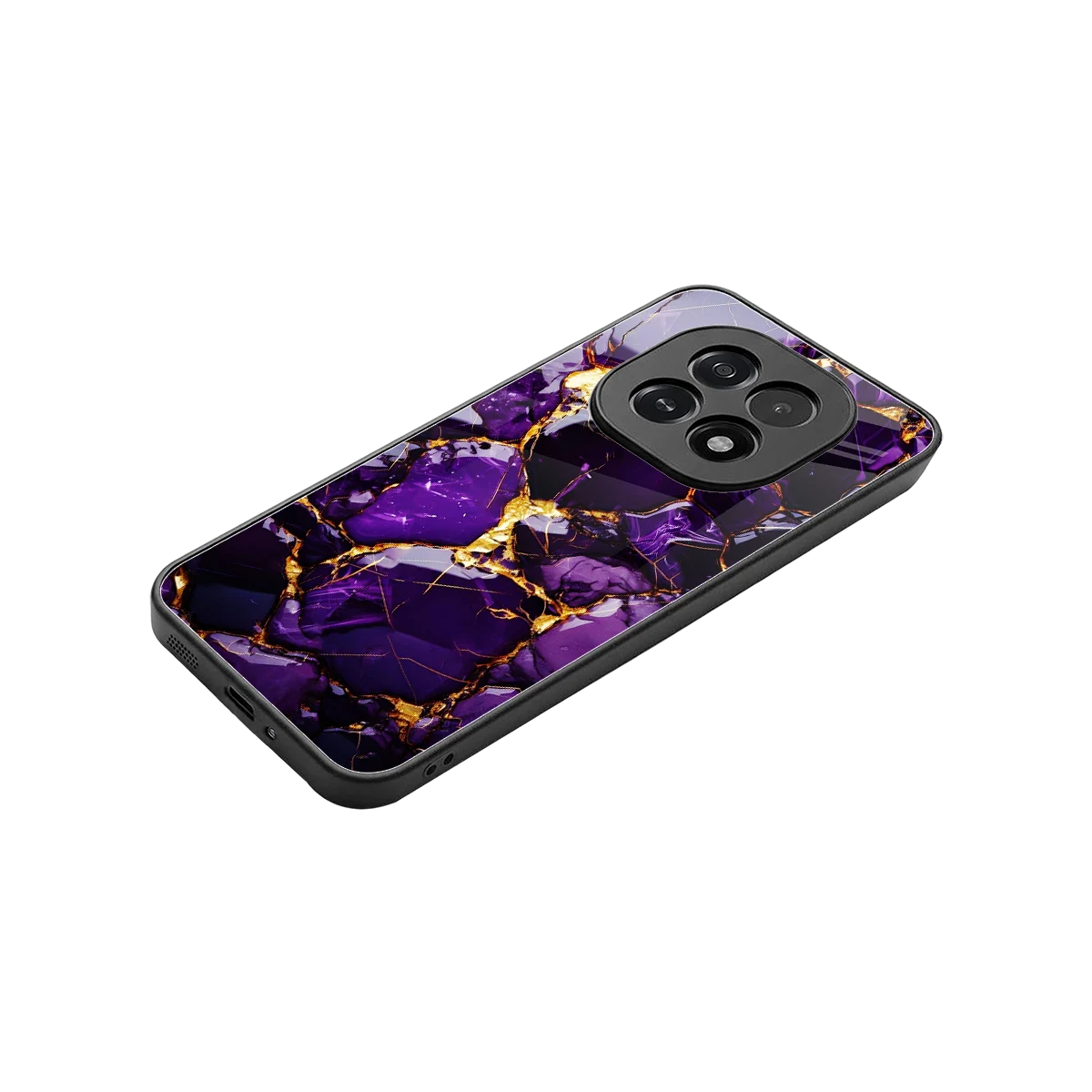 Violet Luxe stylish phone case for oppo f29 5g | glossy glass and slim fit