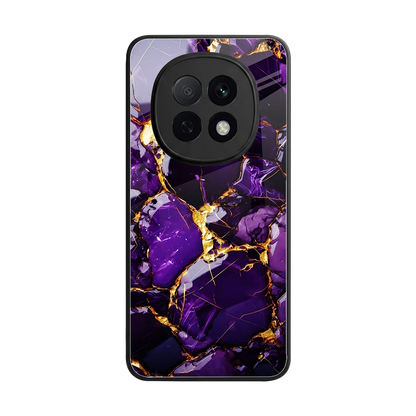 Violet Luxe back phone cover | glass case for oppo f29 pro 5g