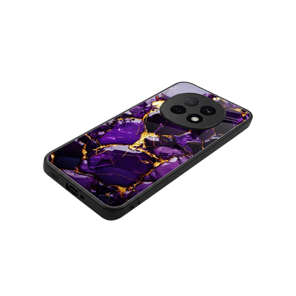 Violet Luxe stylish phone case for oppo f29 pro 5g | glossy glass and slim fit