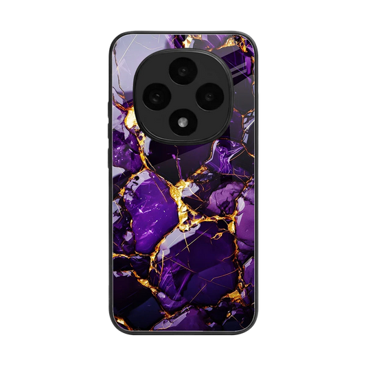 Violet Luxe back phone cover | glass case for oppo f31 pro 5g