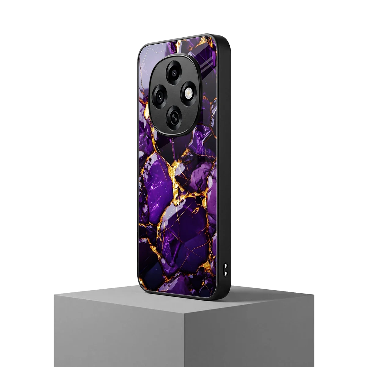 Violet Luxe oppo f31 pro 5g mobile cover | shockproof glass phone case