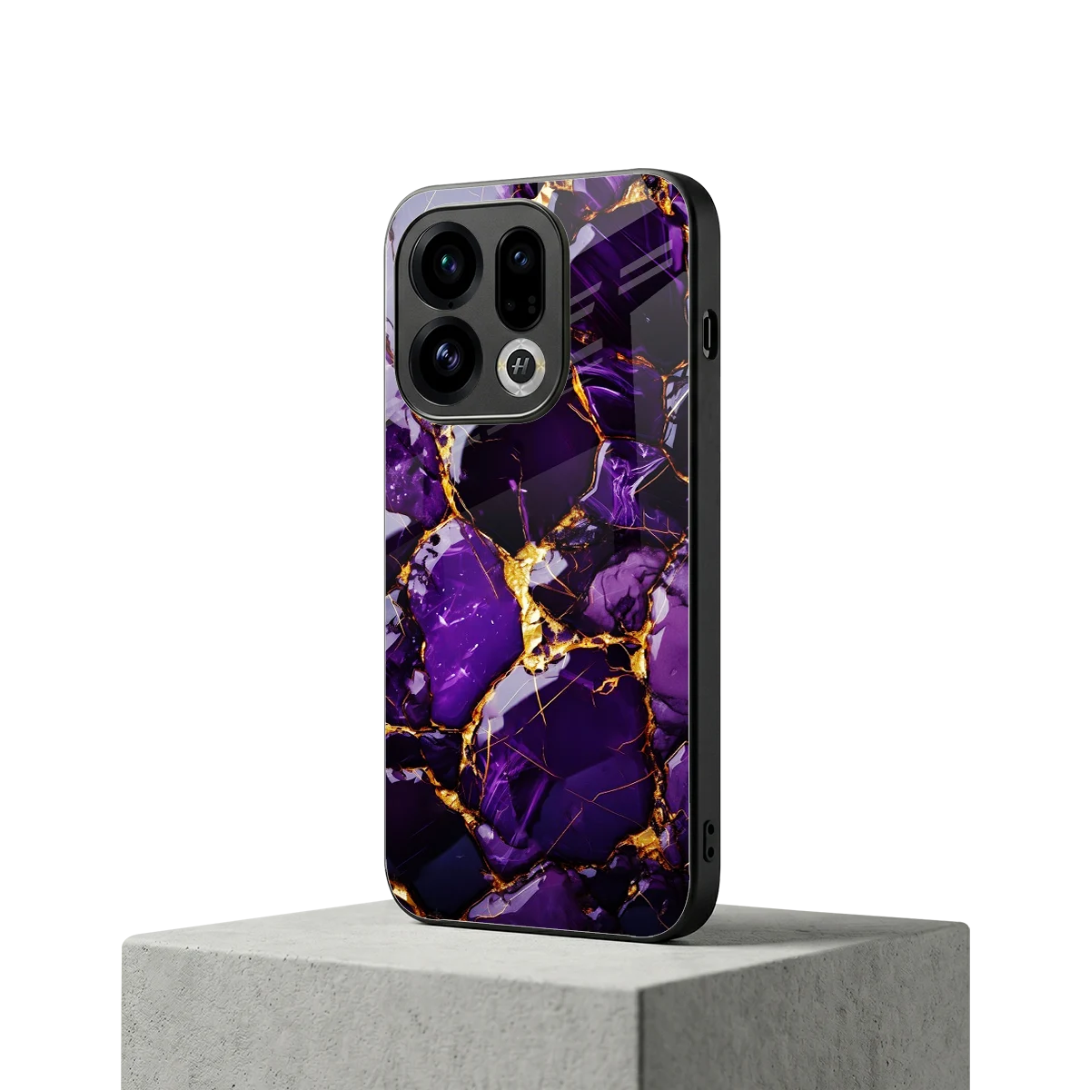 Violet Luxe oppo find x9 mobile cover | shockproof glass phone case