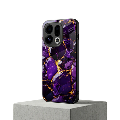 Violet Luxe oppo find x9 mobile cover | shockproof glass phone case