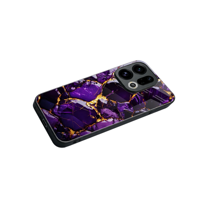 Violet Luxe stylish phone case for oppo find x9 | glossy glass and slim fit