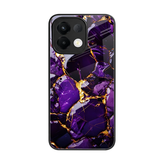 Violet Luxe back phone cover | glass case for oppo k13 5g