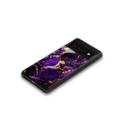 Violet Luxe google pixel 6 pro mobile cover | shockproof glass phone case