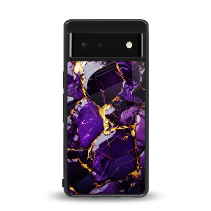 Violet Luxe back phone cover | glass case for google pixel 6a